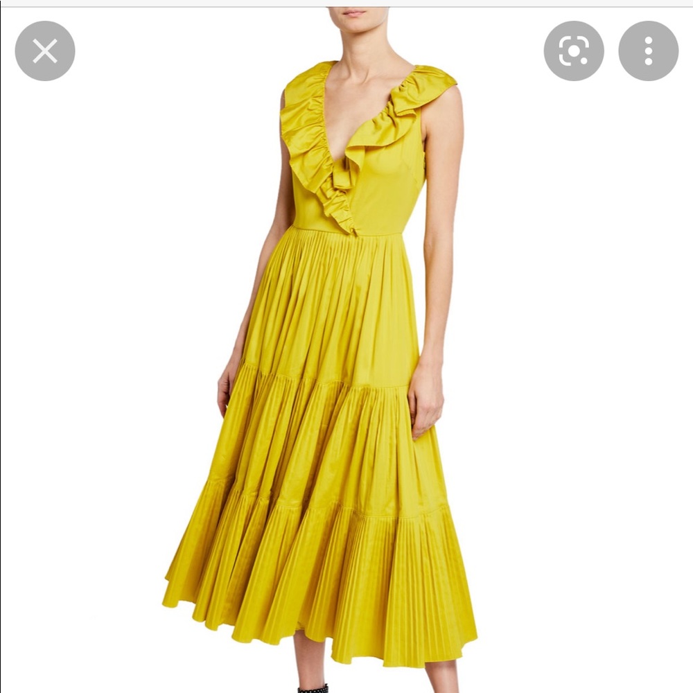 Kate Spade Poplin Ruffle Tiered Dress